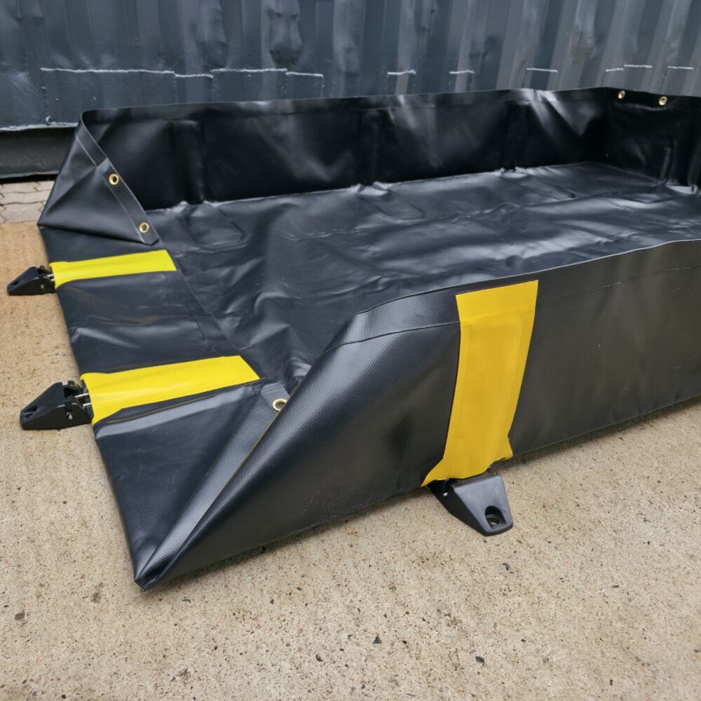 Número de imagen del producto 13: Steinbock® cubeta de retención plegable Ultra de PVC, HxAxF 305 x 6.100 x 6.100 mm, capacidad 11.318 l