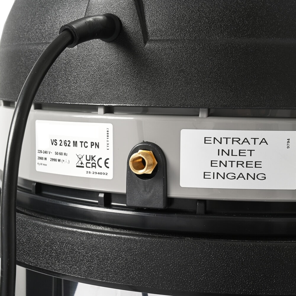 Número de imagen del producto 7: Steinbock® aspirador industrial seco VS 2/62 M TC PN, clase M, máx. 2400 W, 62 l, acero inoxidable