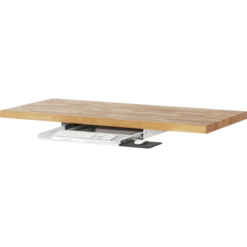 Imagen del producto: Bandeja para teclado para mesa de embalaje RAU, gris claro, HxAxF 85 mm x 640 mm x 485 mm