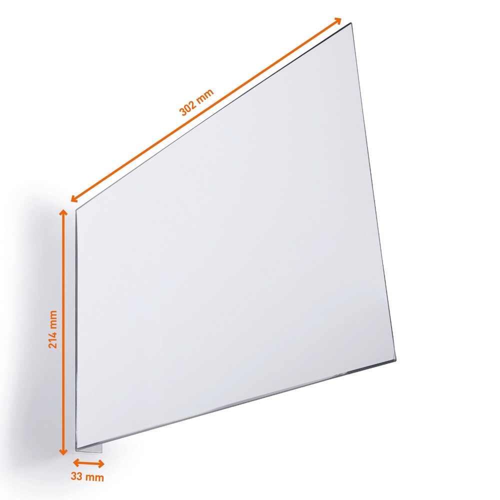 Número de imagen del producto 2: DURABLE Señalización para estanterías, señal de pasillo autoadhesiva, A4 horizontal