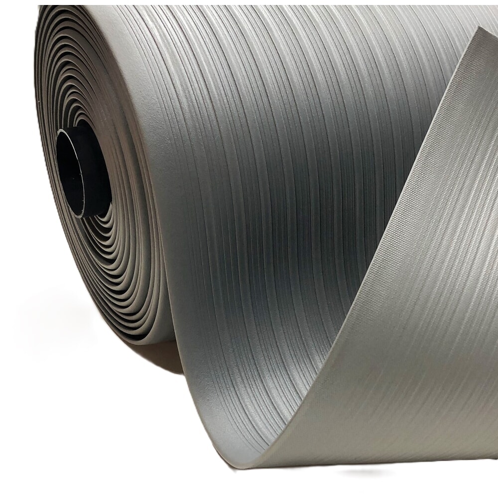 Número de imagen del producto 2: Steinbock® alfombrilla antifatiga Ergo, estriada, de 1 capa, 600 mm x 1000 mm, gris