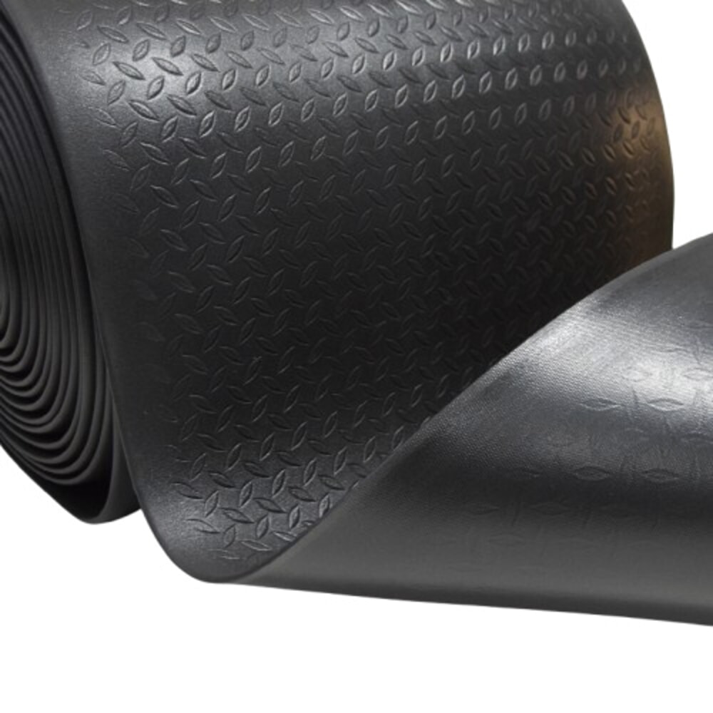 Número de imagen del producto 2: Steinbock® alfombrilla antifatiga ErgoSoft, patrón de rombos, 1 capa, A x L 600 mm x 1000 mm, negra
