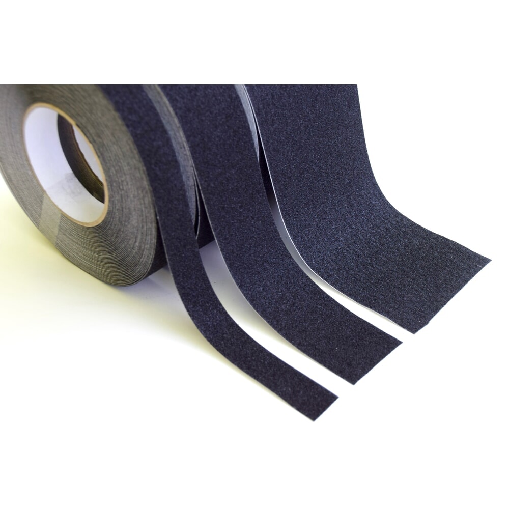 Imagen del producto: Steinbock® cinta de señalización de suelo antideslizante SAFELINE, 25 mm x 18,0 m, negra