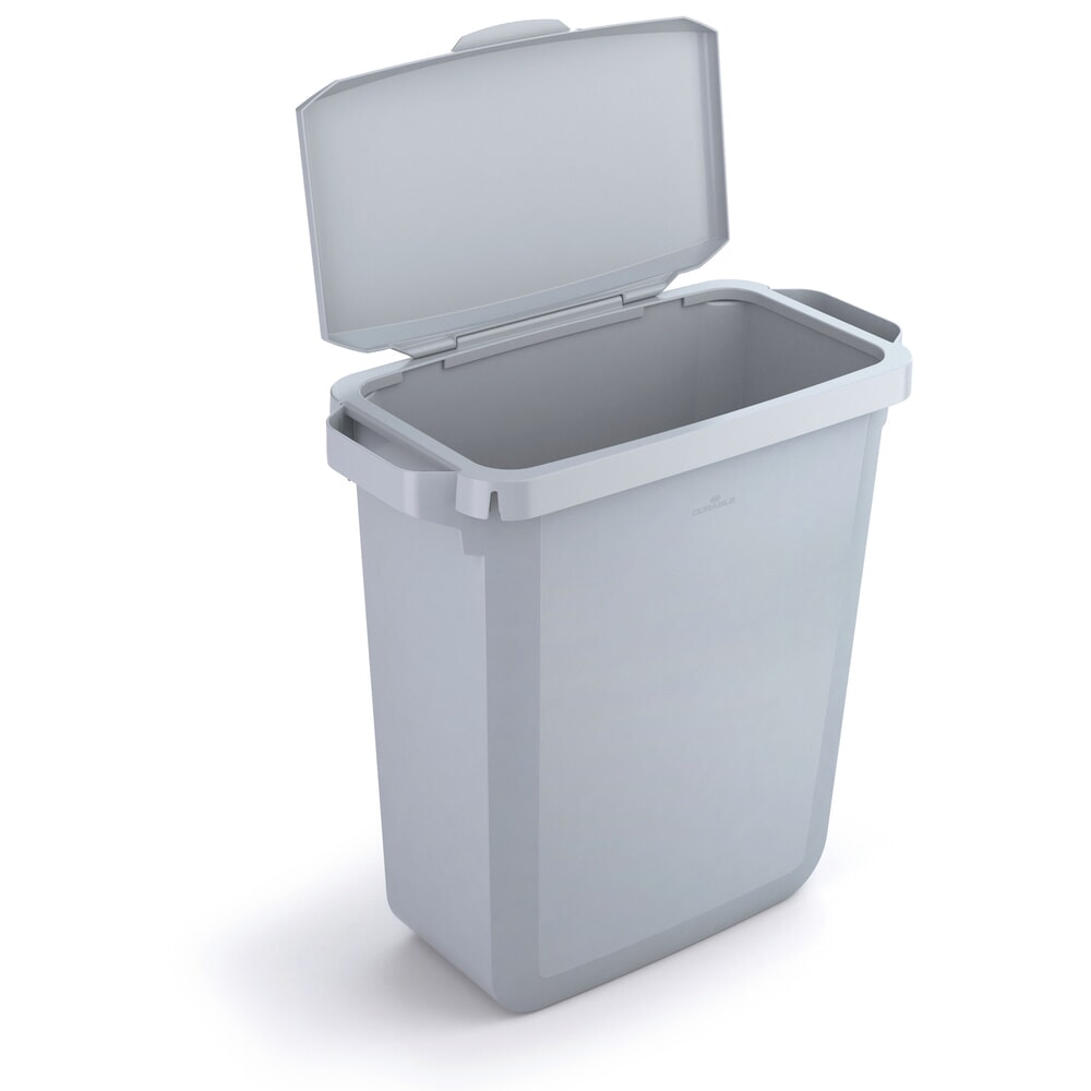 Imagen del producto: DURABLE cubo de residuos para interior DURABIN®, volumen 60 l, con tapa abatible, gris