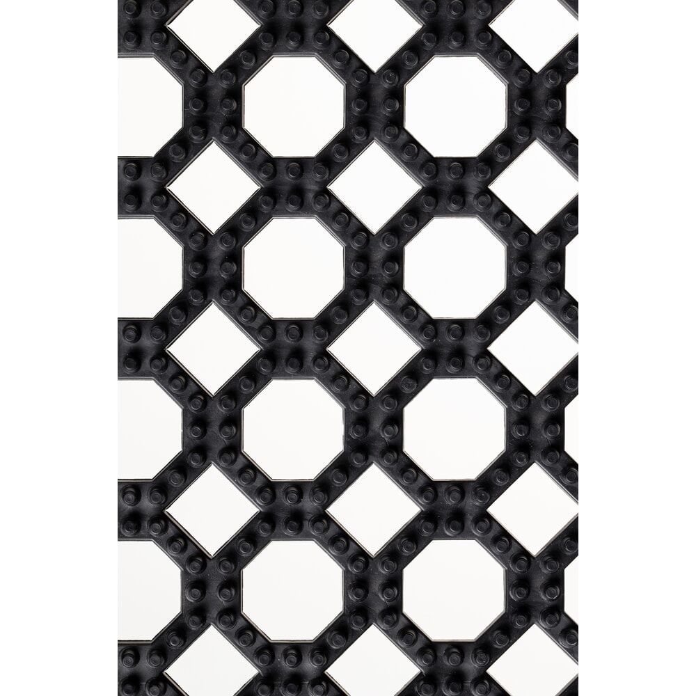 Número de imagen del producto 3: Alfombrilla antifatiga Yoga Grid Ultra, diseño en panal de abeja, An x Fo 500 x 500 mm