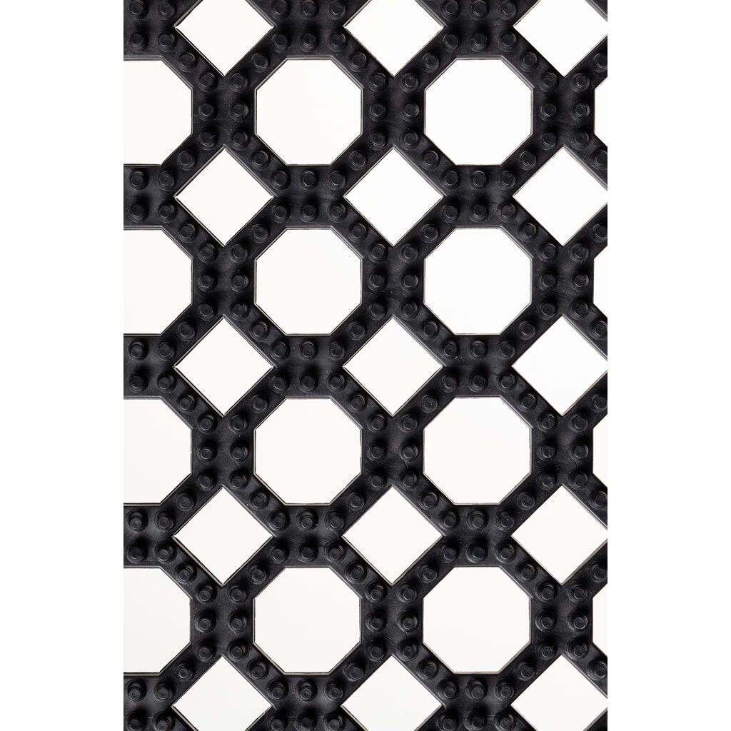 Número de imagen del producto 3: Alfombrilla antifatiga Yoga Grid Ultra, diseño en panal de abeja, An x Fo 500 x 500 mm