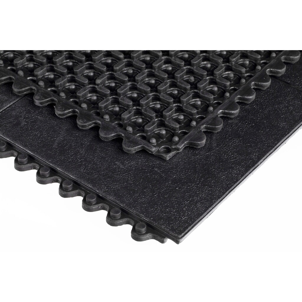 Alfombrilla antifatiga Yoga Solid Basic, diseño en panal de abeja, An x Fo 900 x 900 mm Número de imagen del producto 6: Alfombrilla antifatiga Yoga Solid Basic, diseño en panal de abeja, An x Fo 900 x 900 mm
