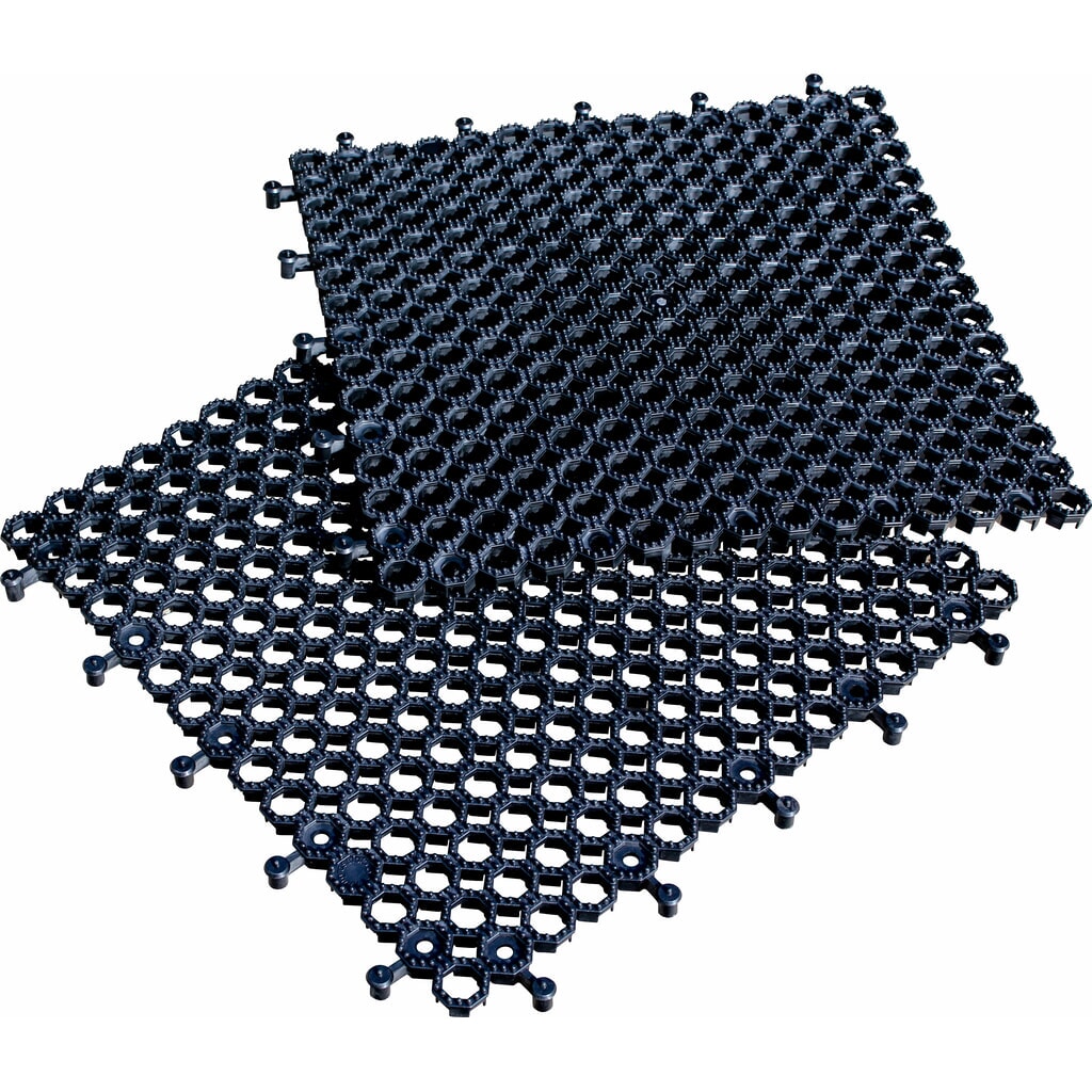 Alfombrilla antifatiga Yoga Grid Ultra, diseño en panal de abeja, An x Fo 500 x 500 mm Imagen del producto: Alfombrilla antifatiga Yoga Grid Ultra, diseño en panal de abeja, An x Fo 500 x 500 mm