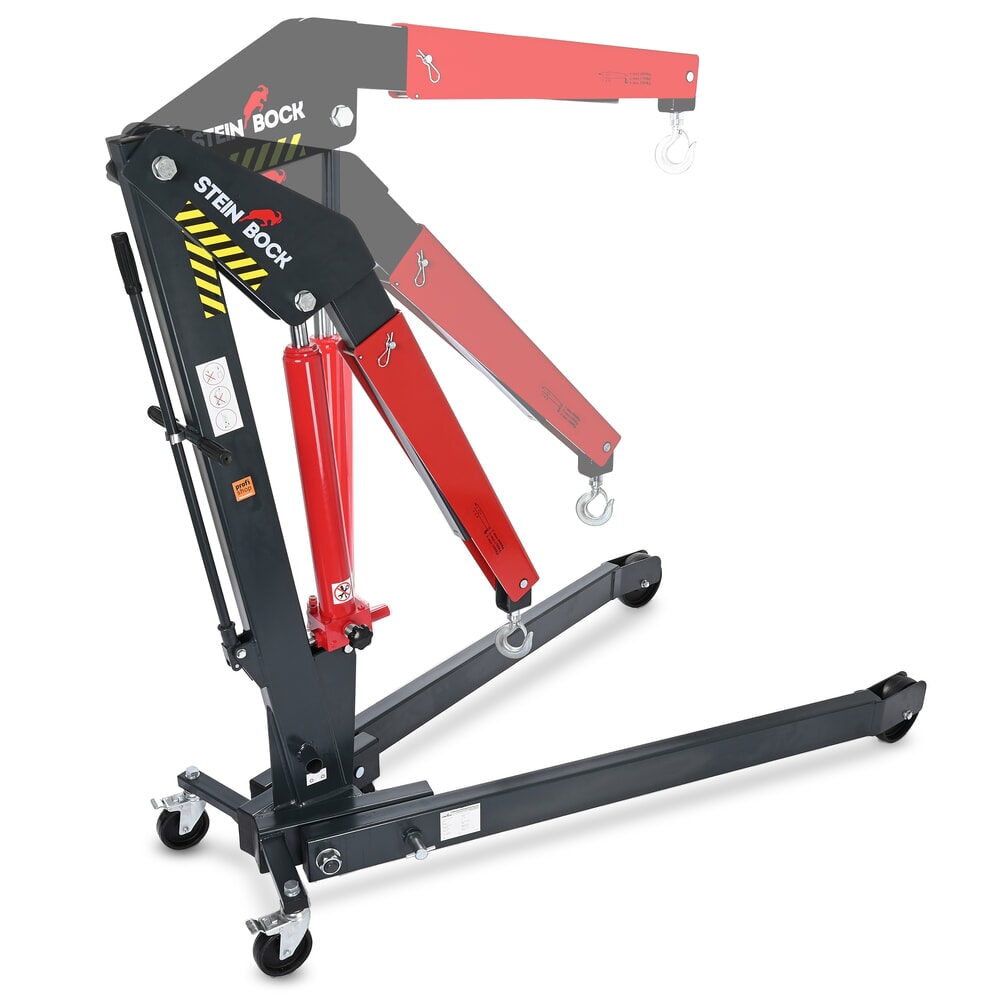Número de imagen del producto 11: Grúa de taller Steinbock® con bastidor abierto y elevación rápida, plegable, CC 1500-2000 kg