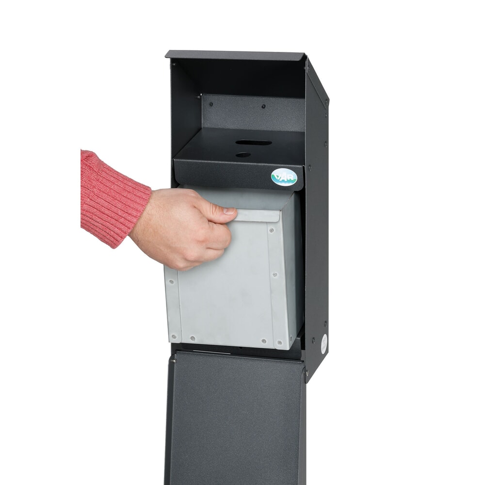Número de imagen del producto 4: Cenicero VAR® EZS 1, para la eliminación de cigarrillos electrónicos, montaje en la pared.