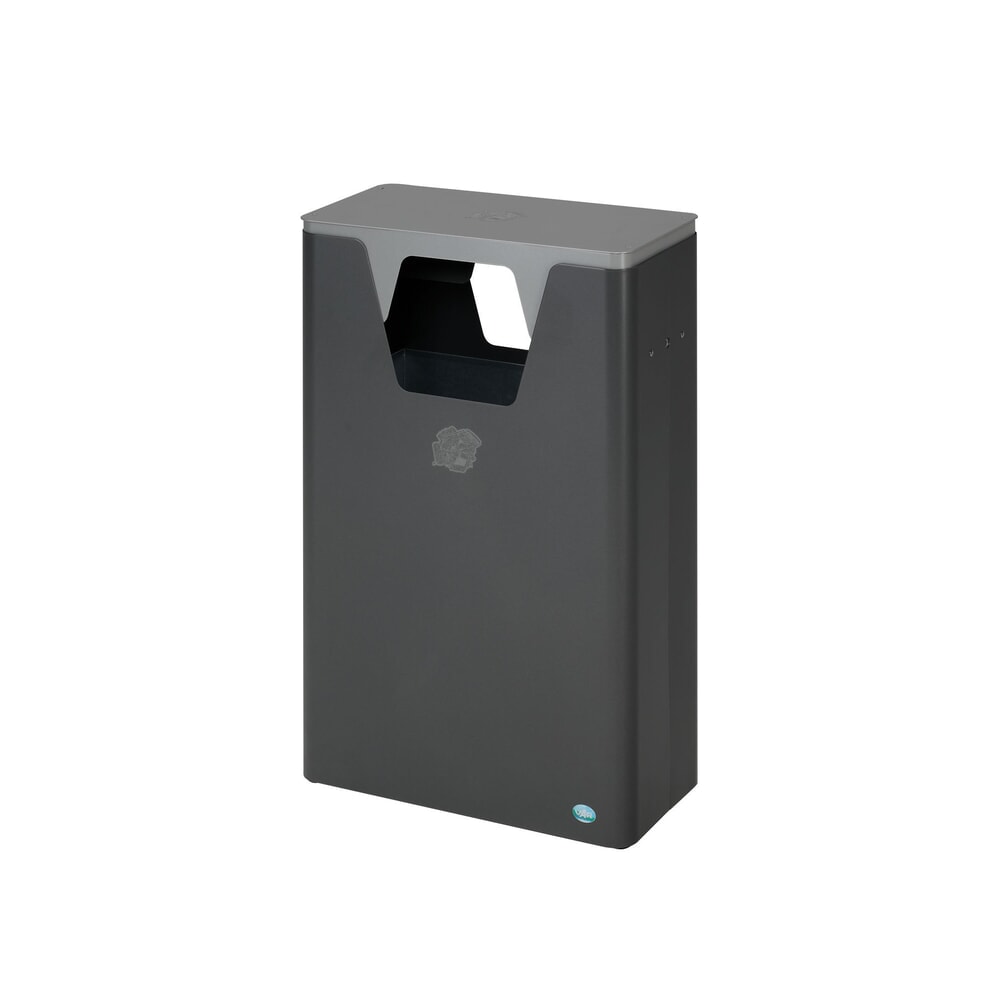 Imagen del producto: VAR® WSG 82 contenedor de reciclaje, para el exterior, con 2 bocas de vertido, volumen de 60 litros, gris claro
