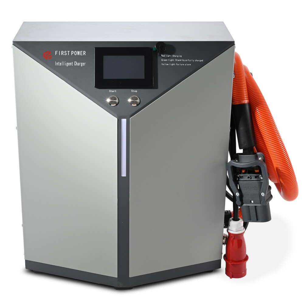 Número de imagen del producto 1: Cargador externo D400, 80 V, 100 A, CEE rojo 32 A, 5 pines - 3P+N+E para apilador eléctrico AntOn by Jungheinrich CBH 2.0