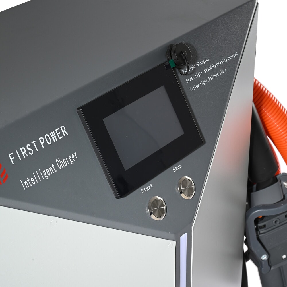 Número de imagen del producto 7: Cargador externo D400, 80 V, 100 A, CEE rojo 32 A, 5 pines - 3P+N+E para apilador eléctrico AntOn by Jungheinrich CBH 2.0