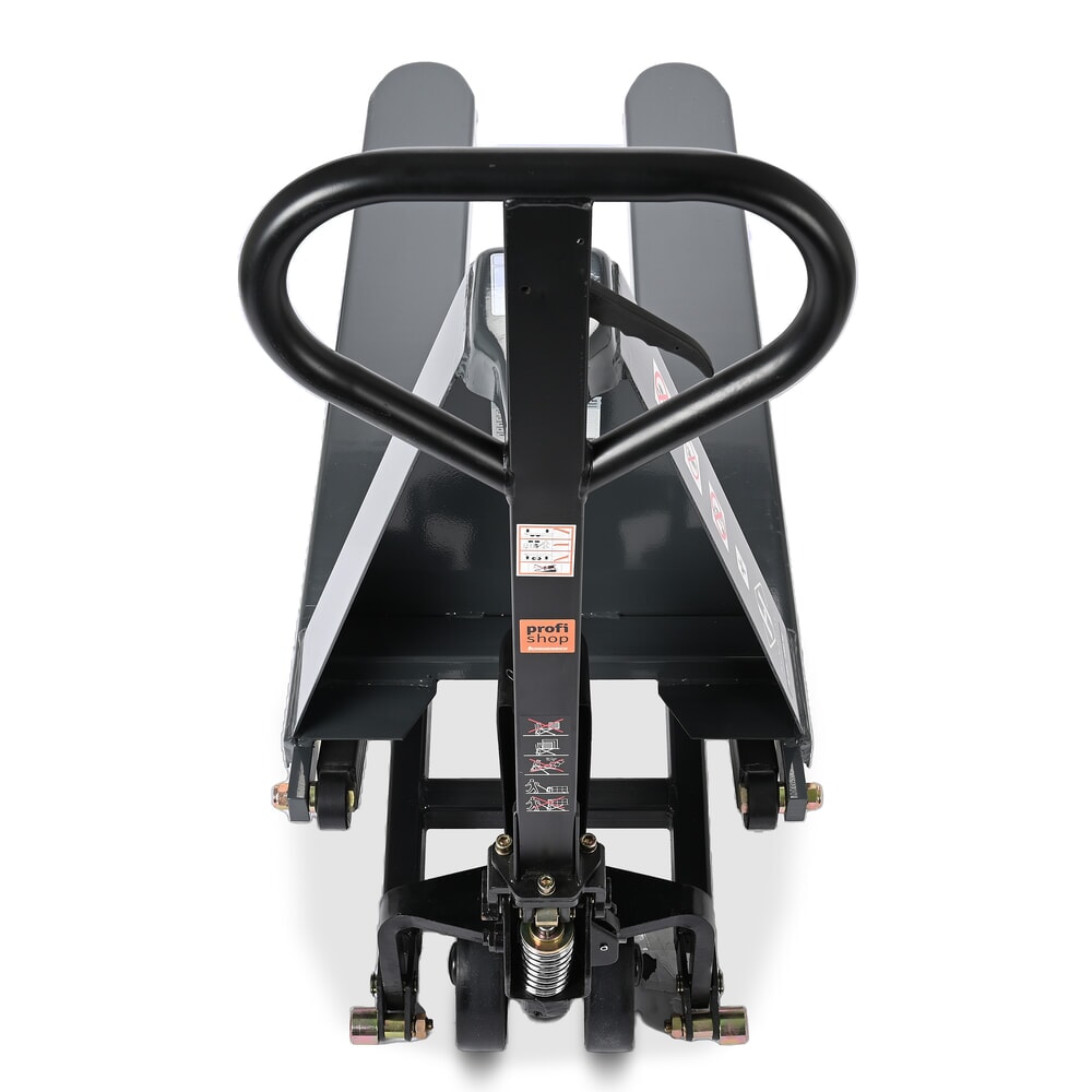 Número de imagen del producto 4: Transpaleta de tijera HEMMDAL PTM 1.0, capacidad de carga 1.000 kg, longitud de horquilla 1.150 mm, poliuretano, rodillo simple