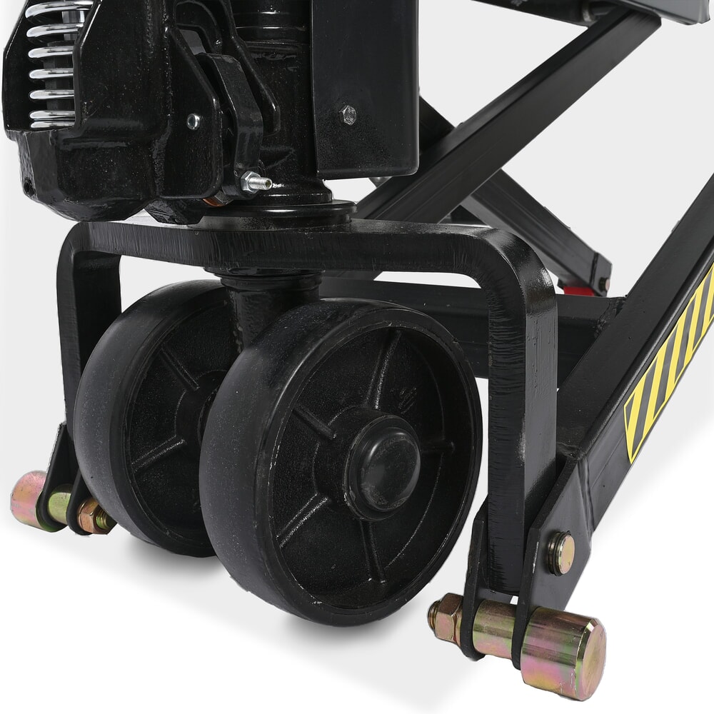 Número de imagen del producto 9: Transpaleta de tijera HEMMDAL PTM 1.0, capacidad de carga 1.000 kg, longitud de horquilla 1.150 mm, poliuretano, rodillo simple