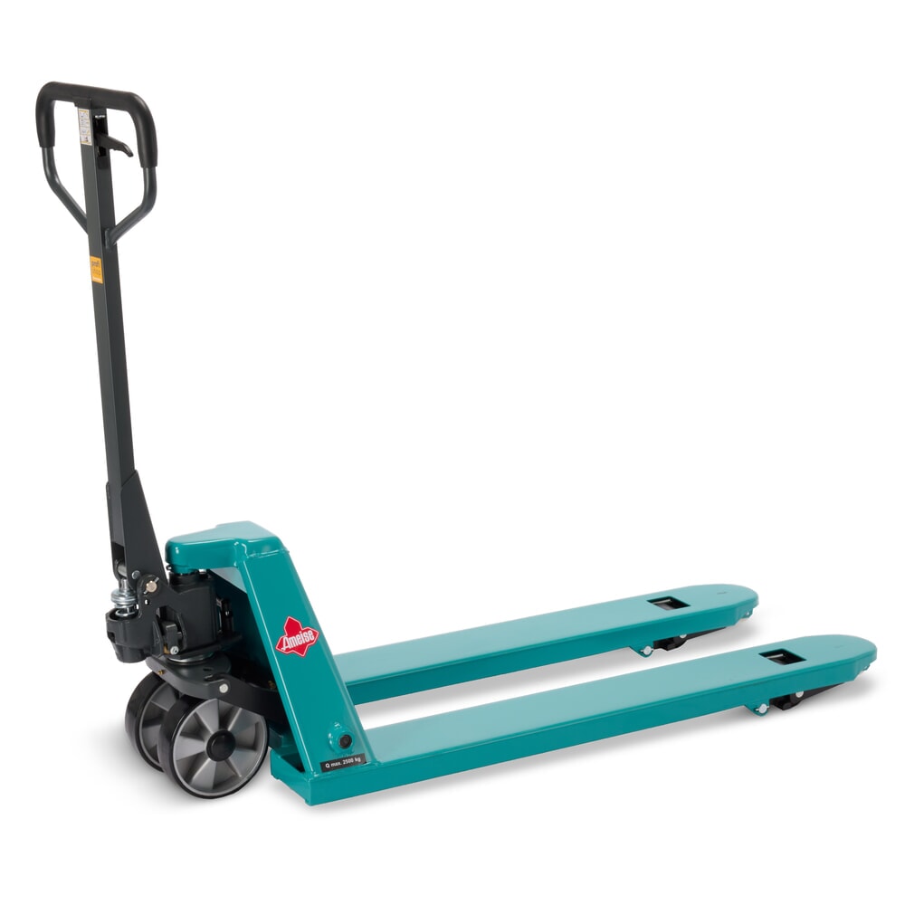 Número de imagen del producto 13: Transpaleta manual de 4 direcciones Ameise® PTM 2.5 Cross, con capacidad de carga de carga 2.500 kg/1.500 kg, longitud de horquilla de 1.150 mm, poliuretano