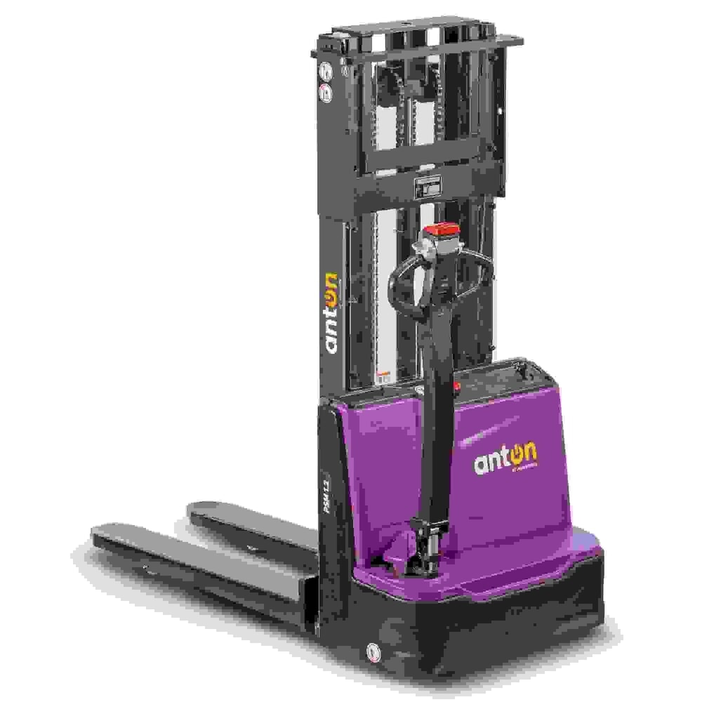 Número de imagen del producto 3: AntOn by Jungheinrich carretilla elevadora eléctrica PSM 1.2, con mástil de elevación telescópico doble, capacidad de carga 1200 kg, altura de elevación 3622 mm