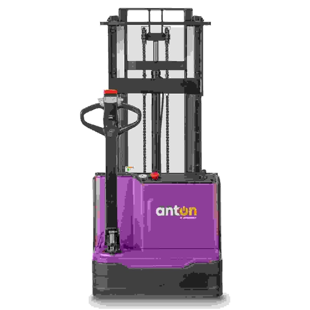 Número de imagen del producto 4: AntOn by Jungheinrich carretilla elevadora eléctrica PSM 1.2, con mástil de elevación telescópico doble, capacidad de carga 1200 kg, altura de elevación 3622 mm