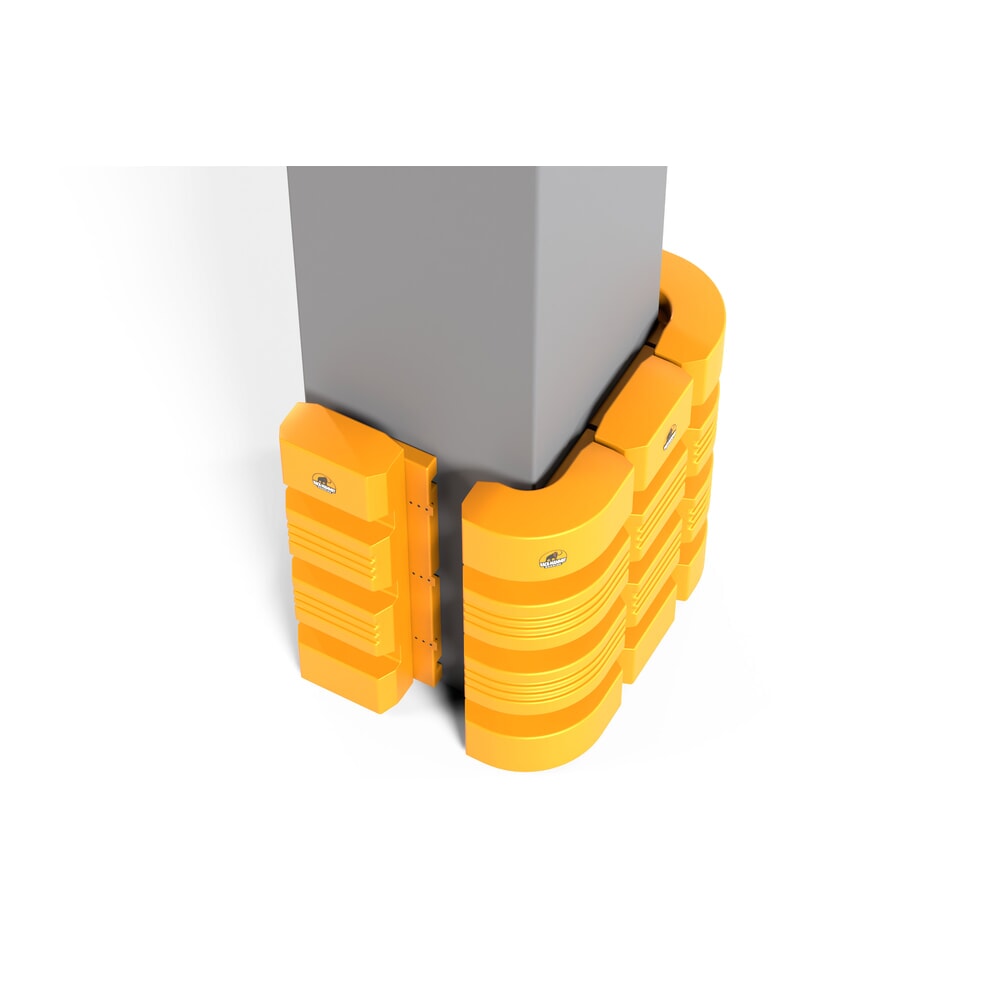 Imagen del producto: A.M.P.E.R.E. Protector anticolisión de columna Universal Rack Mammut® Supreme, ampliable, altura 1.100 mm, para dimensiones de columna 200-250 mm