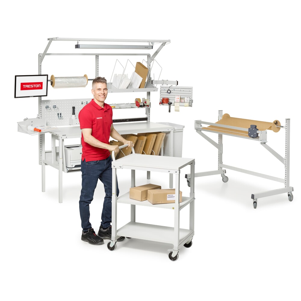 Número de imagen del producto 4: Carro de mesa, carga 150 kg, An x L 700 x 500 mm