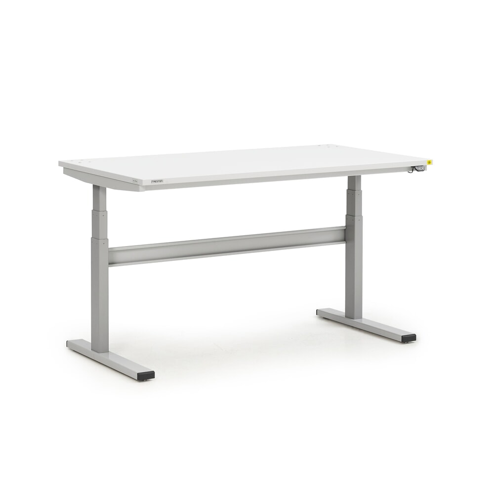 Imagen del producto: Mesa de trabajo TRESTON TED ESD, ajuste en altura eléctrico, H x A x F 630-1.270 x 1.500 x 800 mm