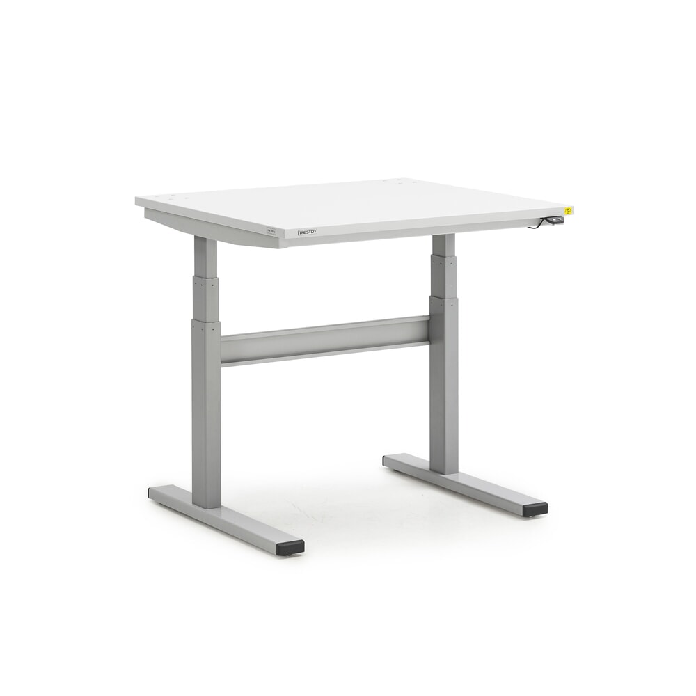 Imagen del producto: Mesa de trabajo TRESTON TED ESD, ajuste en altura eléctrico, H x A x F 630-1.270 x 900 x 800 mm