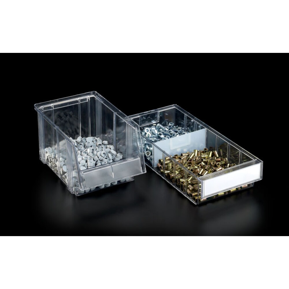 Número de imagen del producto 4: Caja de almacenamiento visible TRESTON hecha de poliestireno, incluye Etiquetas, HxAxF 82 x 186 x 300 mm