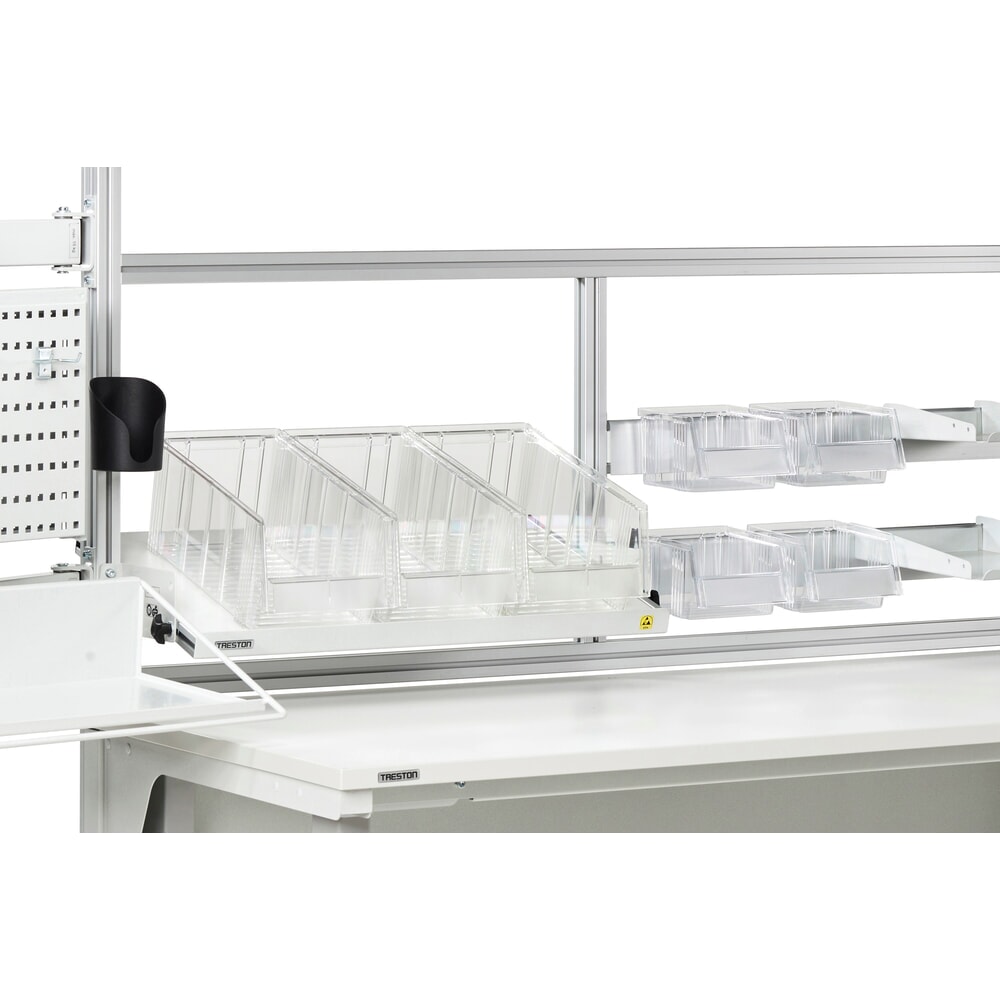 Número de imagen del producto 4: Cajas de almacenamiento visibles TRESTON, transparentes, HxAxF 130 x 149 x 250 mm
