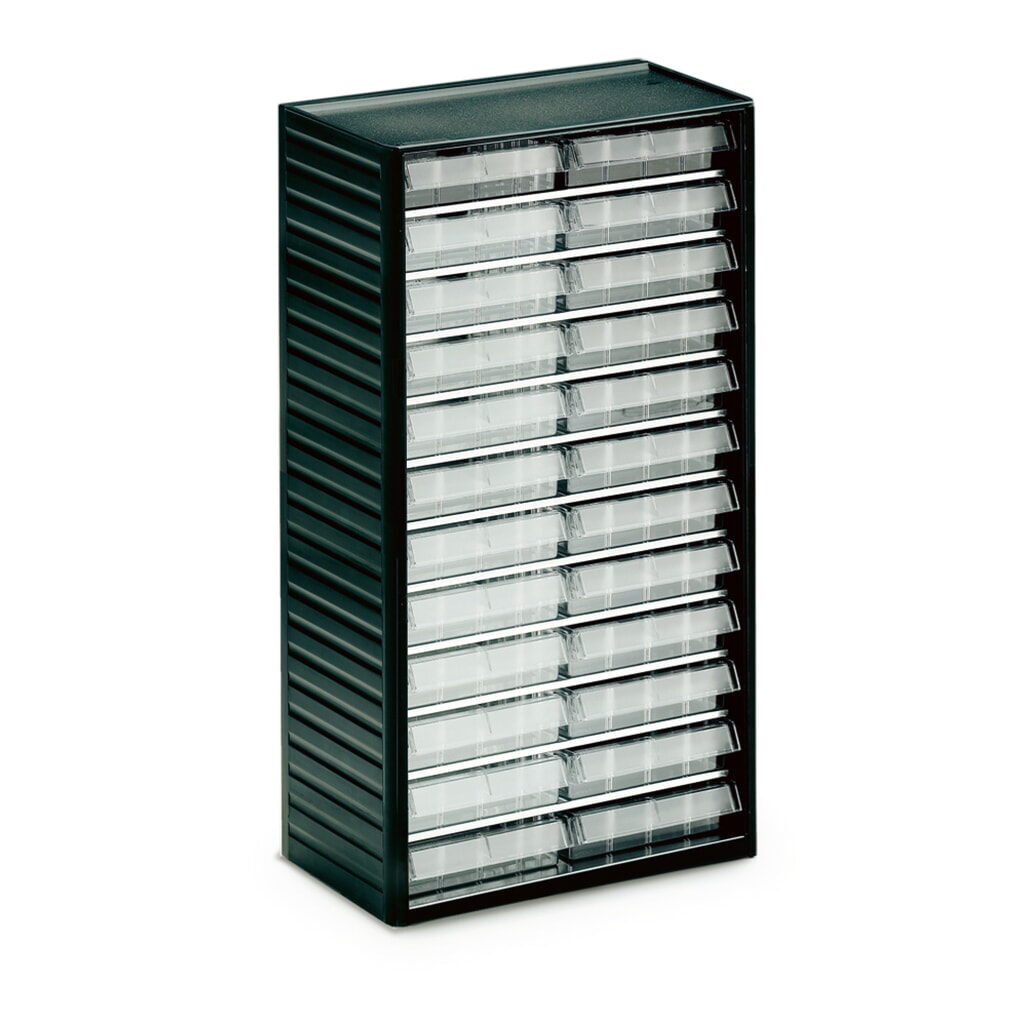 Imagen del producto: Módulo para piezas pequeñas, altura 550 mm, 24 cajones, anchura 138 mm