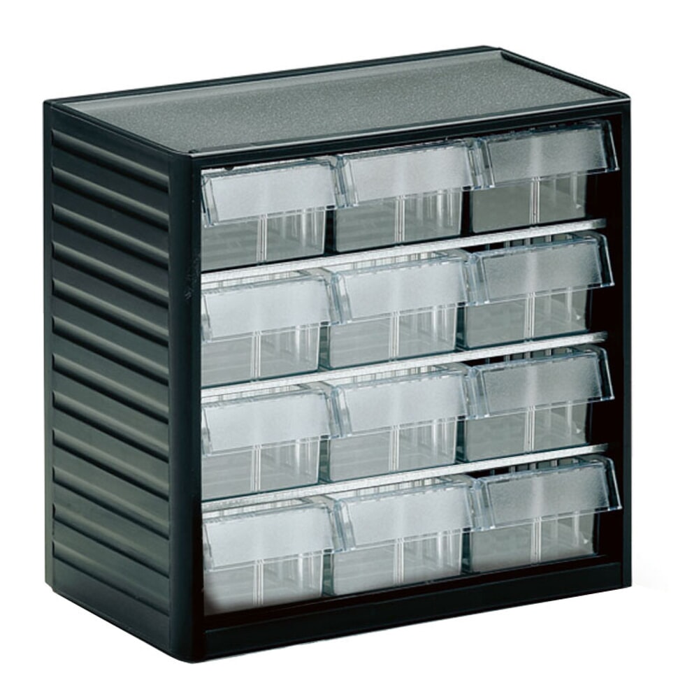 Imagen del producto: Módulo para piezas pequeñas, altura 290 mm, 12 cajones, anchura 92 mm