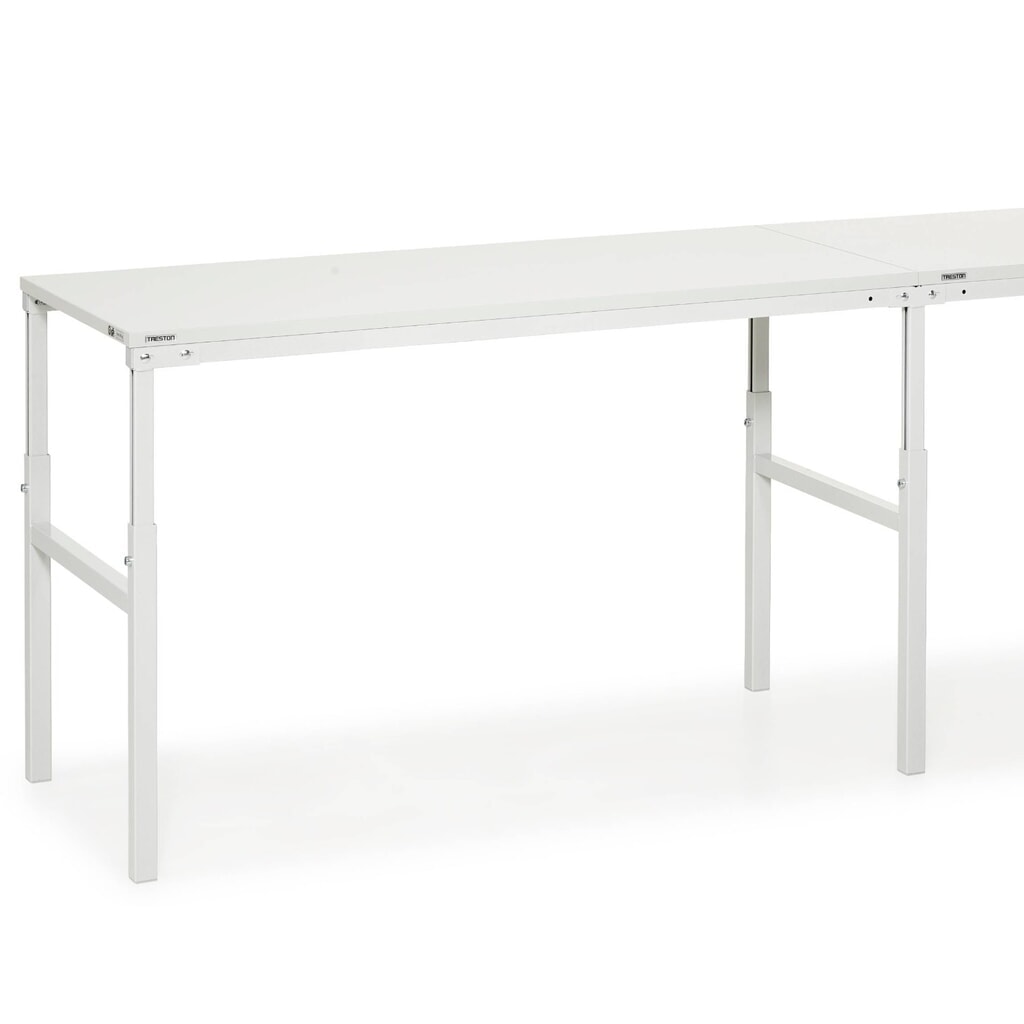 Extensión de mesa para sistemas de puesto de trabajo, de altura ajustable, carga 150 kg, L x An 1.500 x 700 mm Número de imagen del producto 5: Extensión de mesa para sistemas de puesto de trabajo, de altura ajustable, carga 150 kg, L x An 1.500 x 700 mm