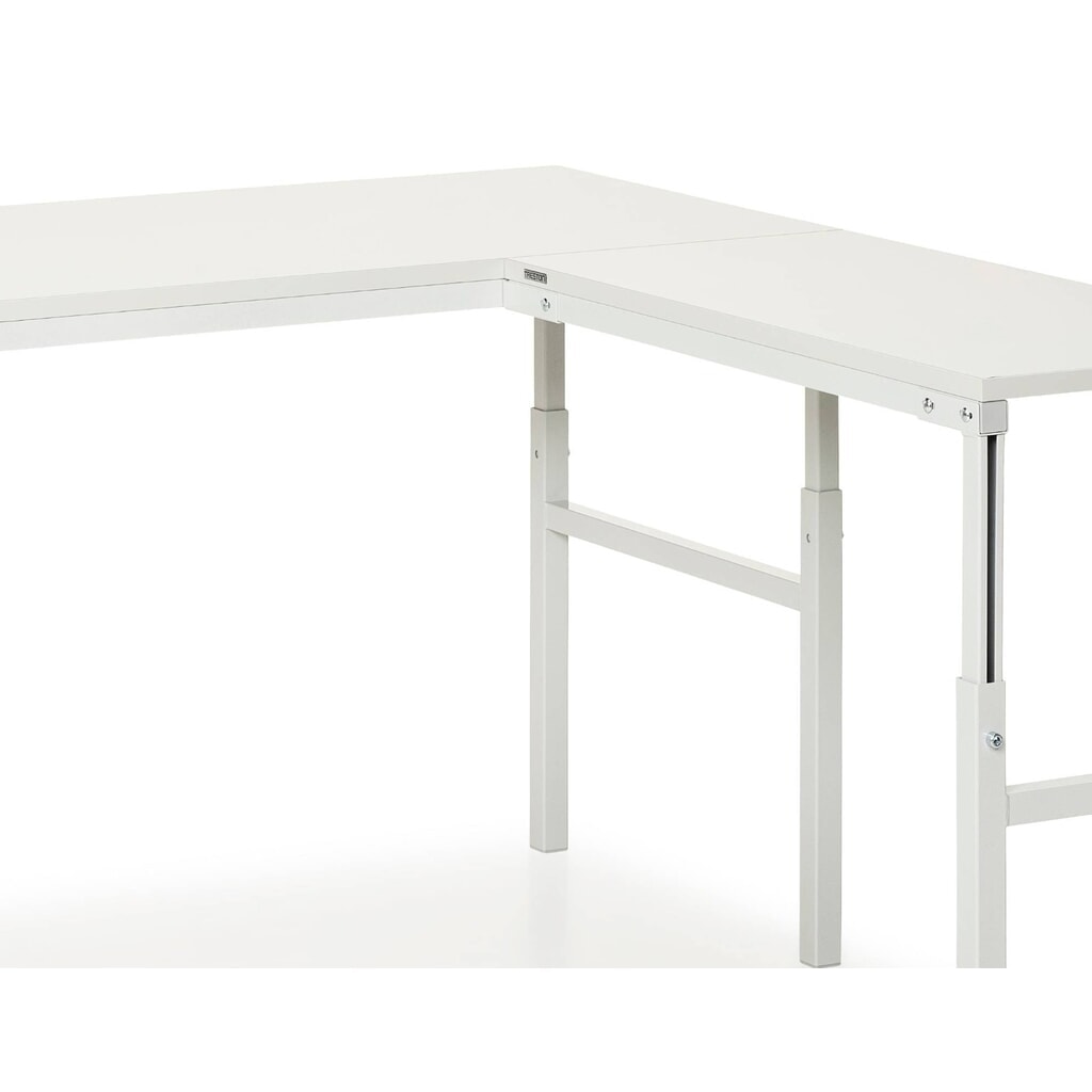Ángulo de extensión de mesa para sistemas de puesto de trabajo, de altura ajustable, carga 150 kg, L x An 1.200 x 700 mm Número de imagen del producto 3: Ángulo de extensión de mesa para sistemas de puesto de trabajo, de altura ajustable, carga 150 kg, L x An 1.200 x 700 mm