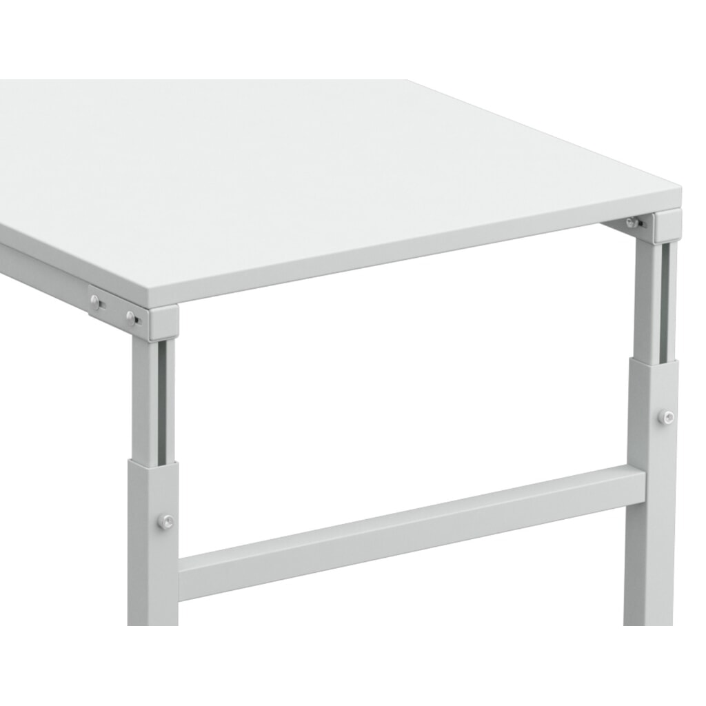 Ángulo de extensión de mesa para sistemas de puesto de trabajo, de altura ajustable, carga 150 kg, L x An 1.200 x 700 mm Número de imagen del producto 4: Ángulo de extensión de mesa para sistemas de puesto de trabajo, de altura ajustable, carga 150 kg, L x An 1.200 x 700 mm