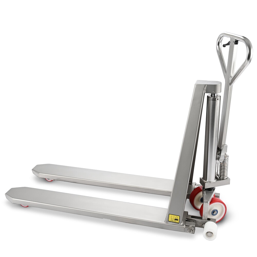 Número de imagen del producto 4: Transpaleta de tijera de acero inoxidable Ameise® PTM 1.0 Scissor INOX, capacidad de carga 1000 kg, longitud de horquilla 1200 mm, nailon