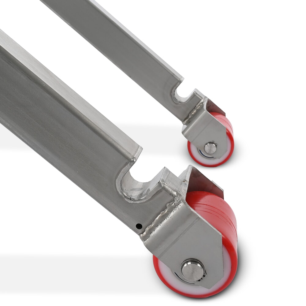 Número de imagen del producto 6: Transpaleta de tijera de acero inoxidable Ameise® PTM 1.0 Scissor INOX, capacidad de carga 1000 kg, longitud de horquilla 1200 mm, nailon