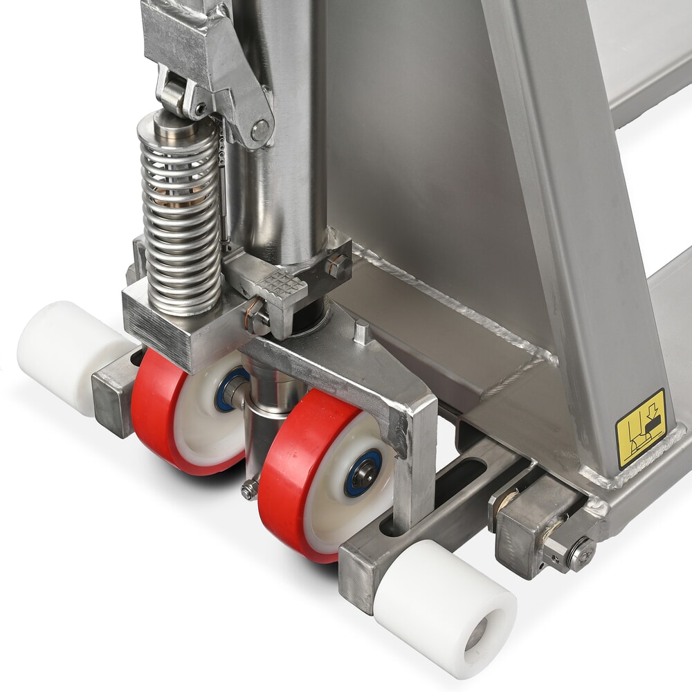 Número de imagen del producto 11: Transpaleta de tijera de acero inoxidable Ameise® PTM 1.0 Scissor INOX, capacidad de carga 1000 kg, longitud de horquilla 1200 mm, nailon