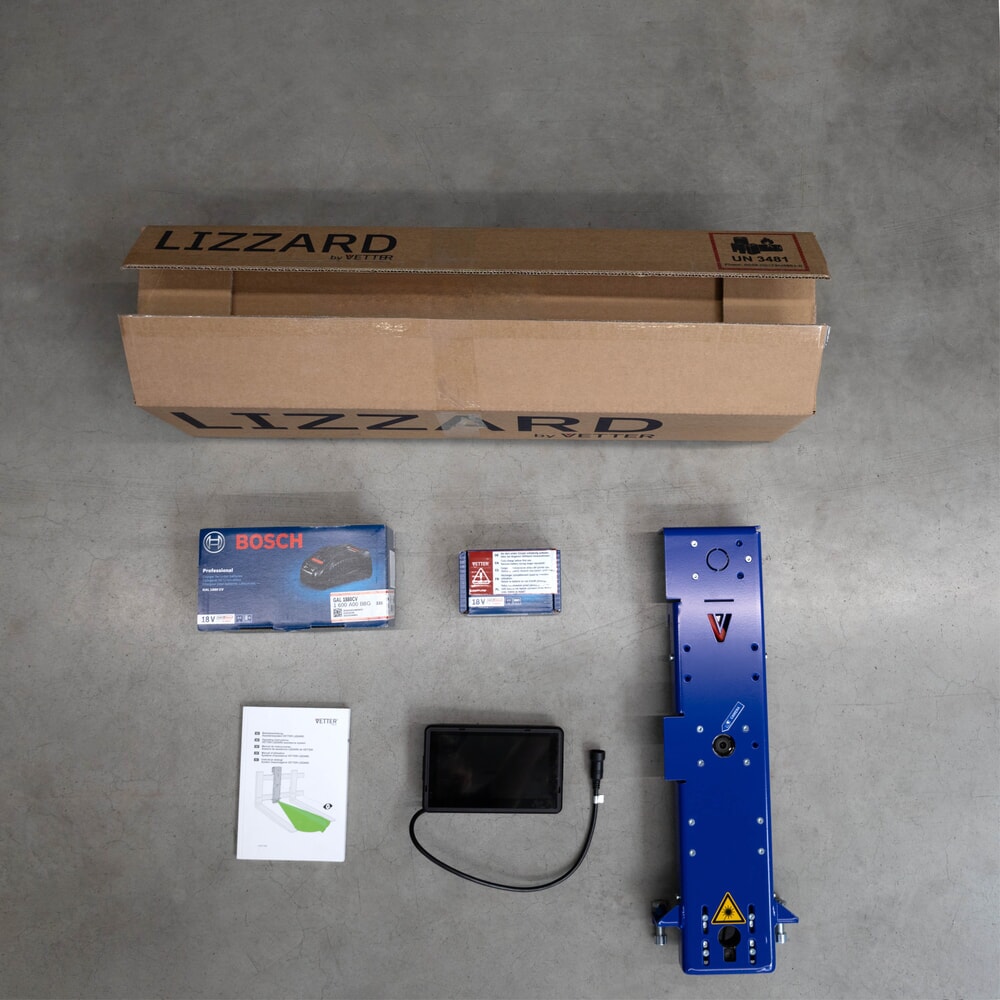 Número de imagen del producto 2: LIZZARD Premium de VETTER®, sistema de guiado de horquillas con láser y cámara, ISO 2A