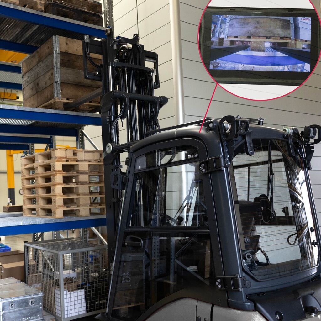 LIZZARD Cam de VETTER®, sistema de guiado de horquillas con cámara, ISO 3A Número de imagen del producto 5: LIZZARD Cam de VETTER®, sistema de guiado de horquillas con cámara, ISO 3A