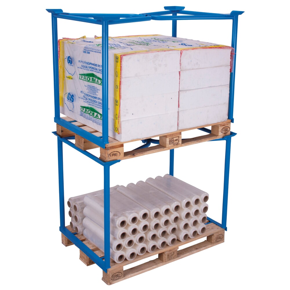 Número de imagen del producto 3: Palet top CORDES, abierto, Euro palets, pintado, altura de construcción 800 mm