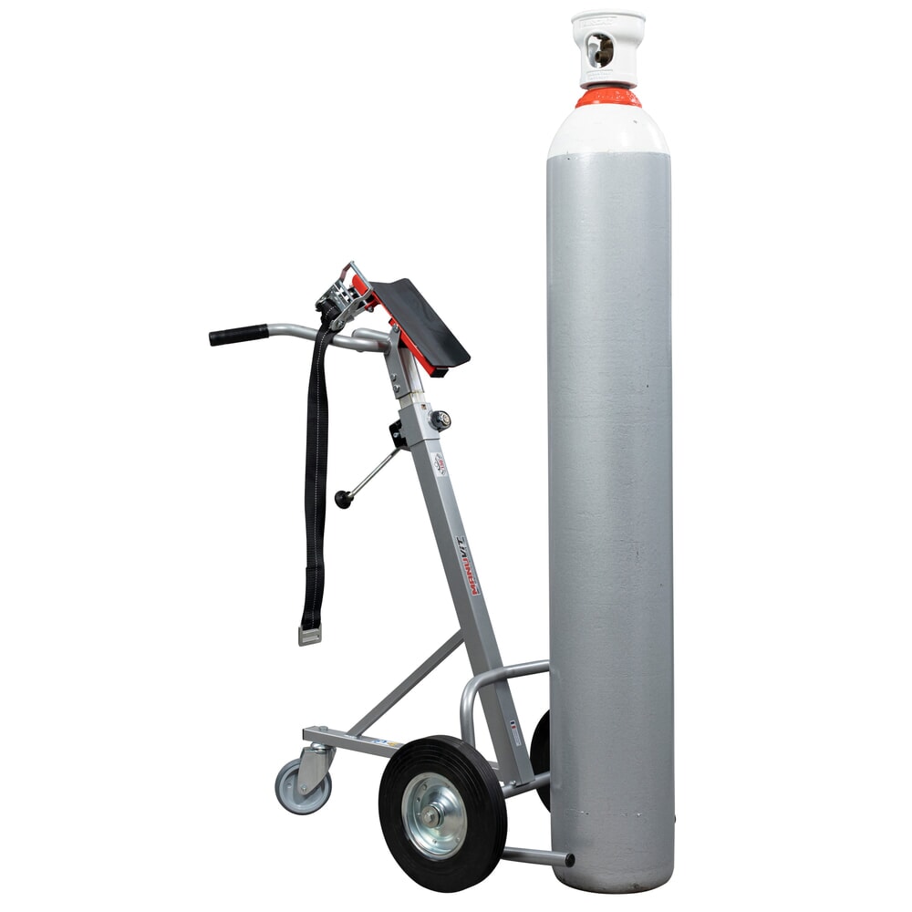Número de imagen del producto 3: Manuvit carro portabombonas de gas con torno, correa, capacidad de carga 150 kg, diámetro de botella hasta 300 mm
