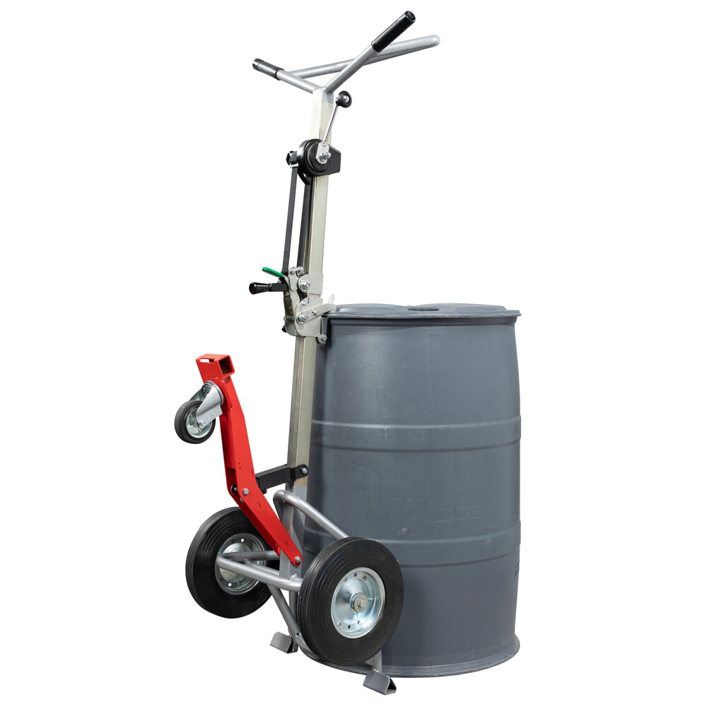 Número de imagen del producto 7: Manuvit carro para bidones con torno elevador, para bidones metálicos y de plástico, volumen 120 l y 220 l