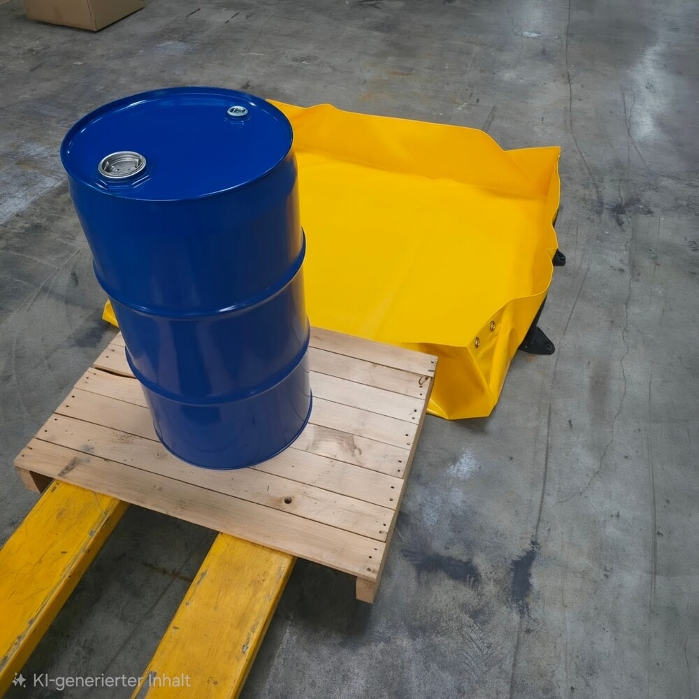 Número de imagen del producto 7: Steinbock® cubeta de retención plegable Light de PVC, HxAxF 203 x 1.200 x 1.200 mm, capacidad 299 l