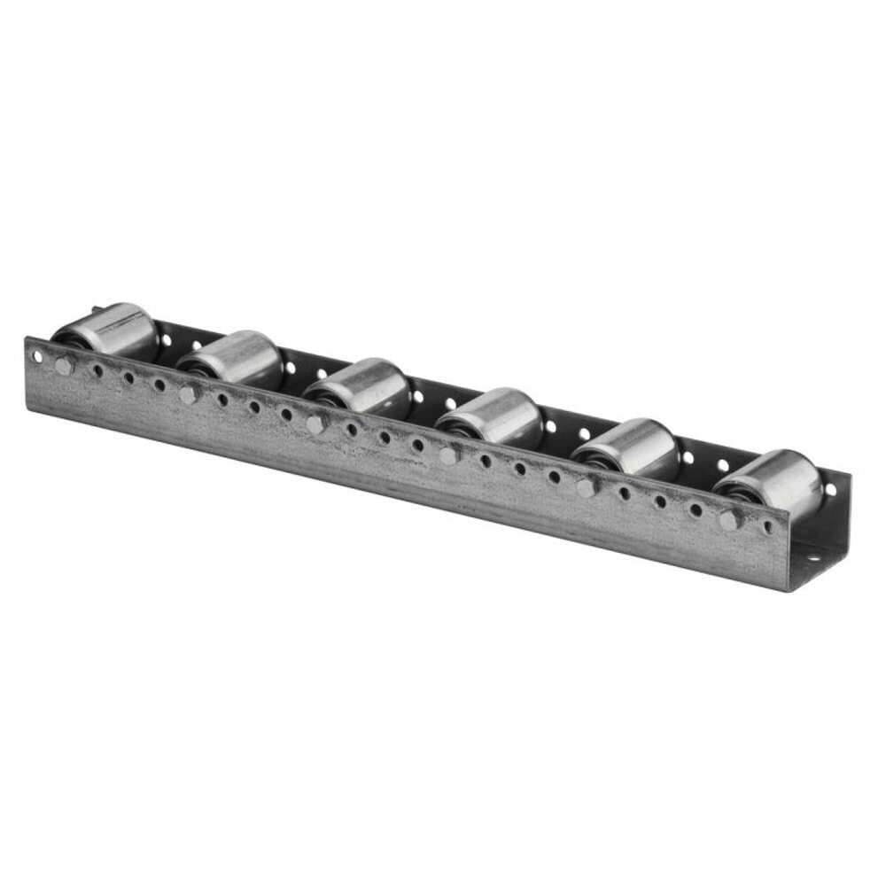Número de imagen del producto 1: Riel de rodillos con palets, acero, transporte longitudinal, transporte transversal, separación: 130 mm