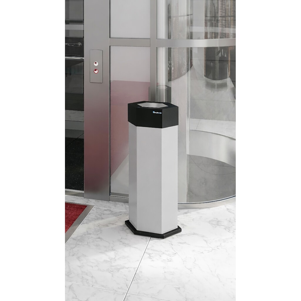 Cubo de residuos stumpf® Sixco 1 swing gris claro Número de imagen del producto 4: Cubo de residuos stumpf® Sixco 1 swing gris claro