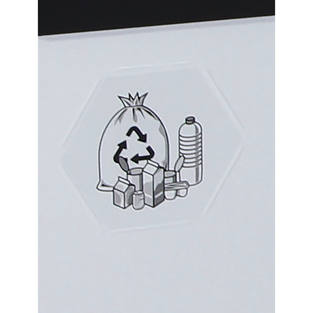 Número de imagen del producto 5: Cubo de residuos stumpf® Sixco 4 swing gris claro