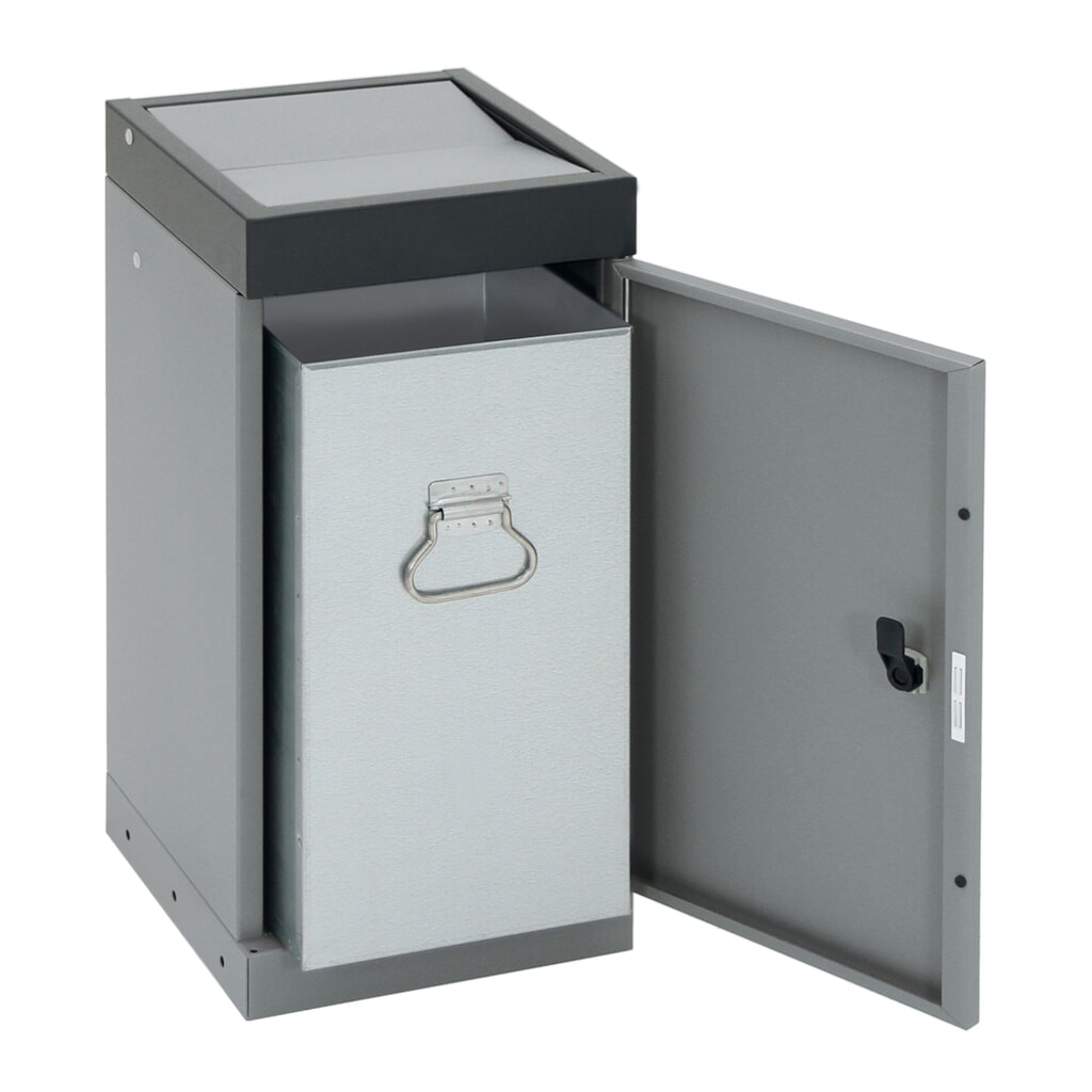 Número de imagen del producto 4: Contenedor de reciclaje stumpf®, 1x 70 litros, tapa antrcita