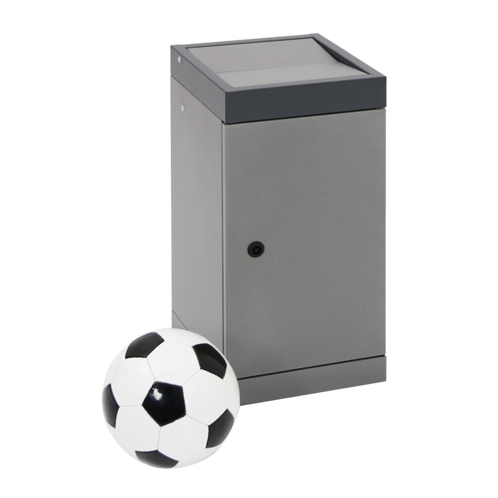 Número de imagen del producto 5: Contenedor de reciclaje stumpf®, 1x 70 litros, tapa antrcita