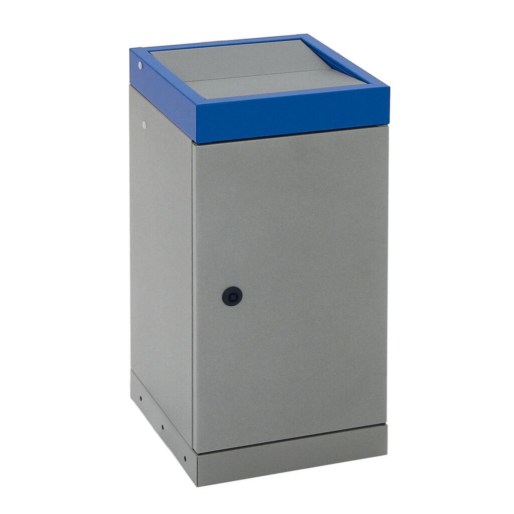 Número de imagen del producto 6: Contenedor de reciclaje stumpf®, 1x 70 litros, tapa azul