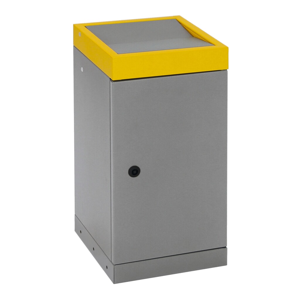 Número de imagen del producto 6: Contenedor de reciclaje stumpf®, 1x 30 litros, tapa amarilla