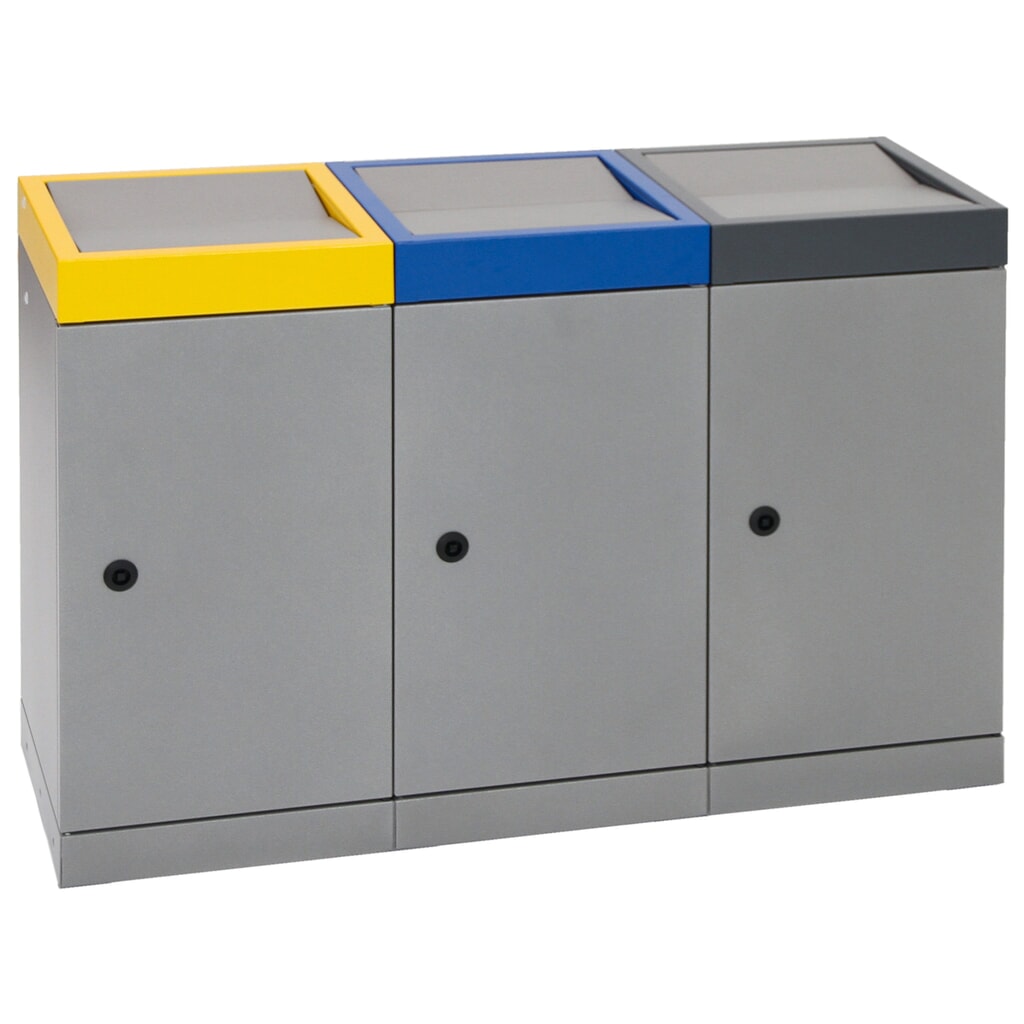 Cubo de residuos stumpf® Sixco 4 smart gris claro Número de imagen del producto 11: Cubo de residuos stumpf® Sixco 4 smart gris claro